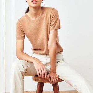 NWT Quince Mongolian Cashmere Tee